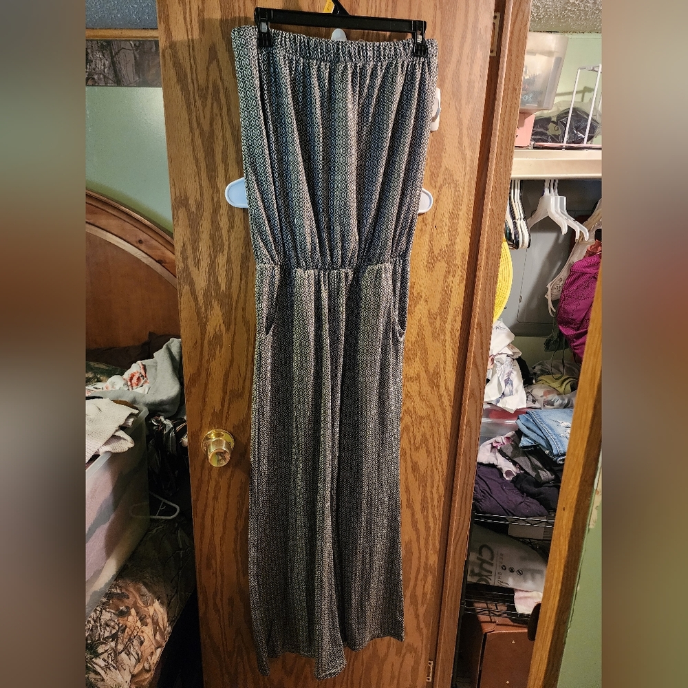 Strapless jumpsuit